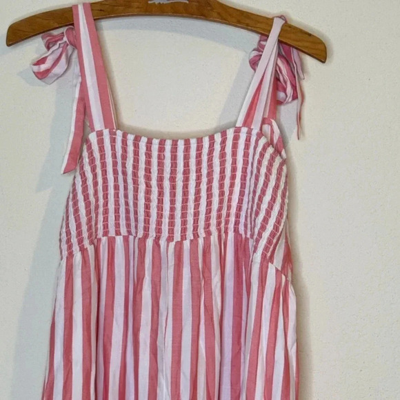 Isabel Maternity Candy Cane Stripe Maxi Dress Size Medium NWT - Picture 9 of 10
